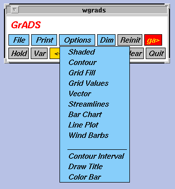 GAGUI Options Menu